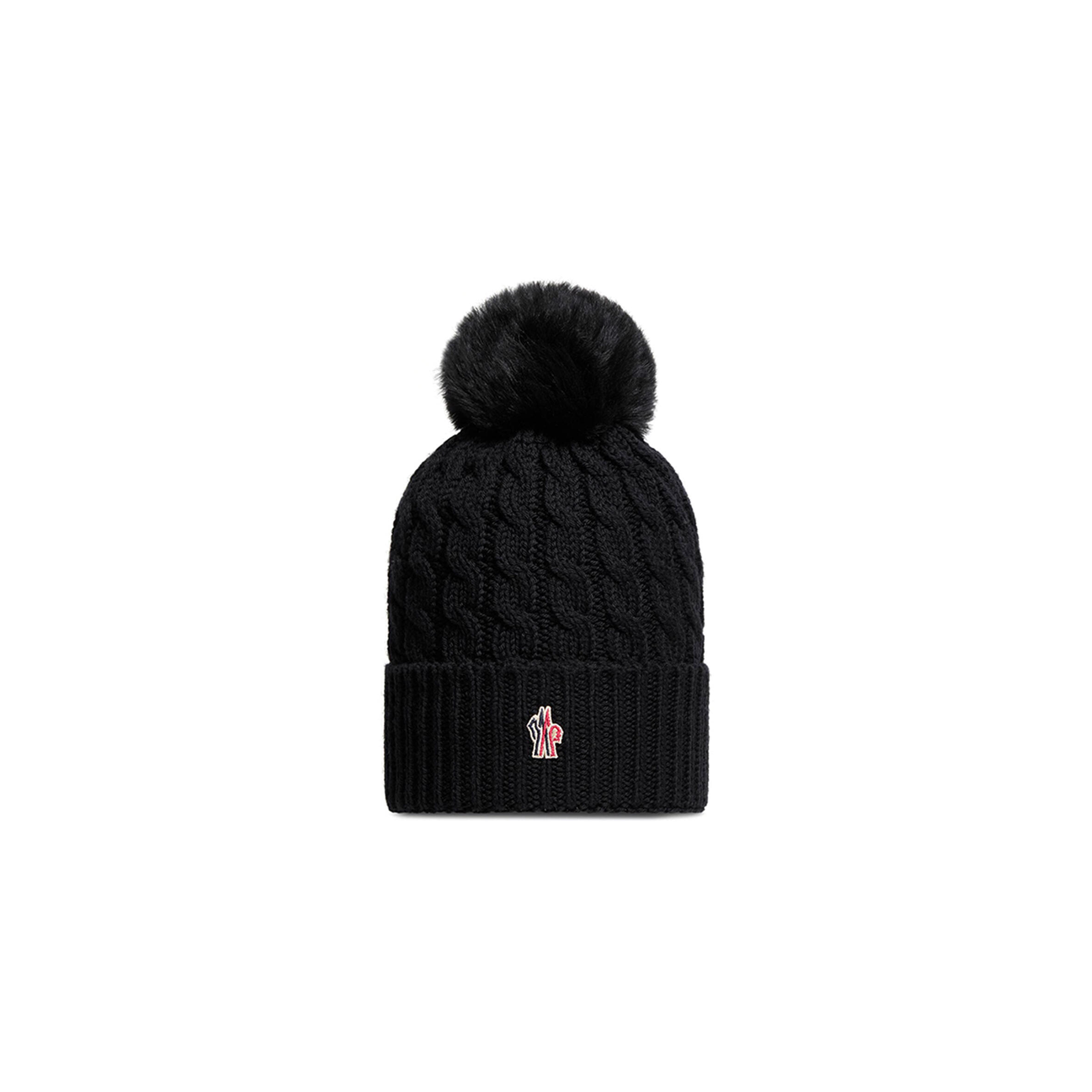 MONCLER WOOL BEANIE WITH POM POM K20983B000120402A999